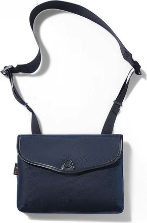 Generic Professional Messenger Bag, Black Nylon Crossbody Shoulder Bag for Men, 28 x 20 x 3 cm, Tablet Compatible Storage with Multiple Compartments (Blue)