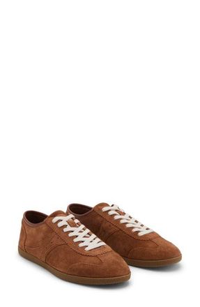 Mango Suede Sneaker in Medium Brown at Nordstrom, Size 6.5Us