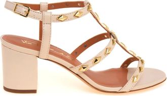 Via Roma 15 Schoenen, Dames, Geel, 36 EU, Leer, 4630 Sandaal