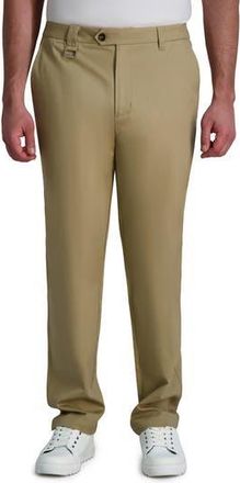 Karl Lagerfeld Stretch Cotton Straight Leg Dress Pants in Tan at Nordstrom Rack, Size 36