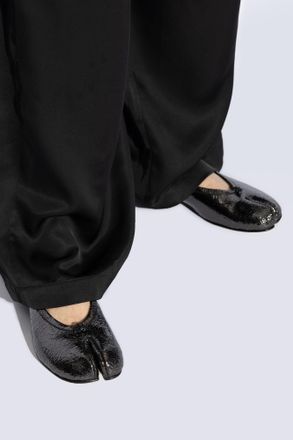 Maison Margiela Ballet Flats With Tabi Cut, Womens, Black