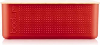 Bodum Panera - Bodum - 11555-04 - Modelo Grande - Tapa De Bamb&uacute; - Roja