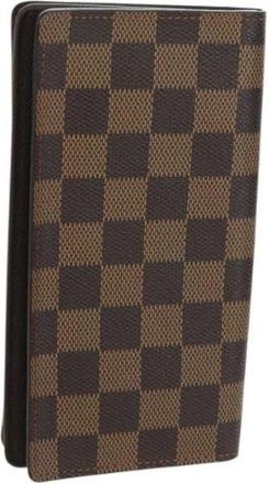 Louis Vuitton Pre-owned Wallets, female, Brown, Size: ONE SIZE Pre-owned Damier Ebene Long Wallet