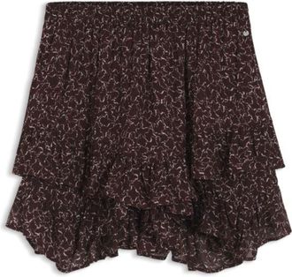 BOSS Layered skort with modern print