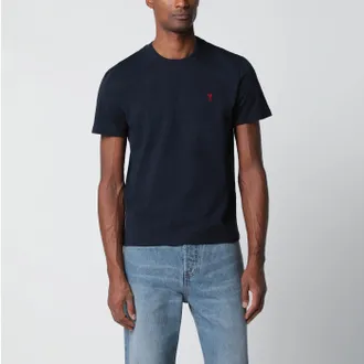 Ami T-shirt Ami De Coeur blu notte