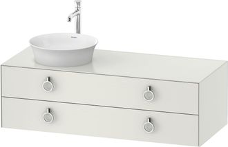 Duravit Duravit - Tulip Blanco, Mueble De Ba&ntilde;o Colgado En La Pared, Ancho