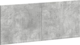 vidaXL Cabecero Montada En La Pared Ede Gris Hormig&oacute;n Vidaxl