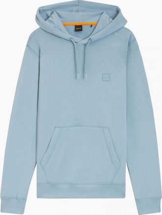 HUGO BOSS Mens Hugo Boss Mens Blue Hooded Wetalk Sweatshirt - Size: 46