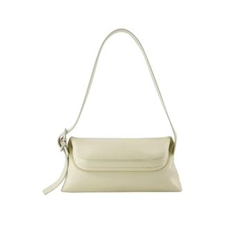 Osoi Osoi, Tassen, Dames, Beige, ONE Size, Katoen, Leather shoulder-bags