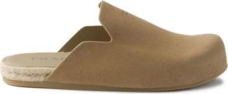 Prada Slippers in pelle scamosciata - Toni neutri