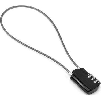 OEM Candado De Cable Retr&aacute;ctil, Candado De Combinaci&oacute;n Digital Con Cable De 41 Cm Para Motocicleta, Bicicleta, Tabla De Snowboard, Esqu&iacute;s, Maletas, Color 