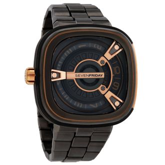 Sevenfriday M-Series Automatic Black Dial Mens Watch M2/02M