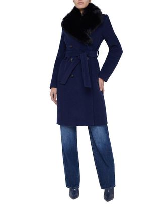 L'agence Lagence Tristan Belted Wool-Blend Coat