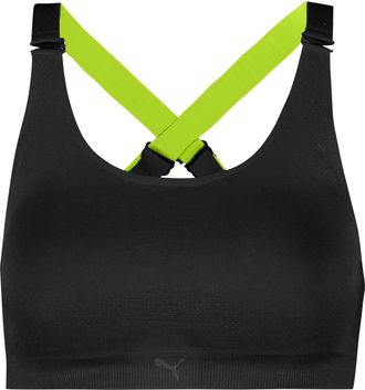 Puma Bustier PUMA PUMA WOMEN 3D KNIT SPORT TOP, Damen, Gr. XXL, N-Gr, schwarz, Single Jersey, Obermaterial: 89% Polyamid, 11% Elasthan, BHs Bustier, wendba