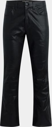 Hudson Walker Leather Kick Flare Jeans
