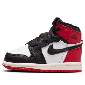 Air Jordan (TD) Air Jordan 1 Retro High OG Black Toe Reimagined FD1413-106