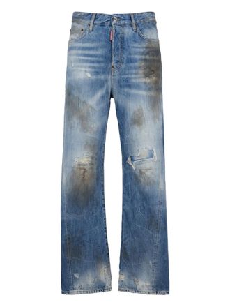 Dsquared2 Jeans con effetto vissuto - Blu