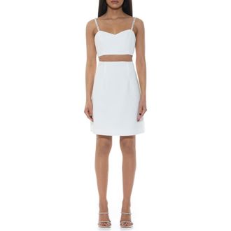 Alexia Admor Eloise Fit & Flare Dress in Ivory at Nordstrom Rack, Size 10