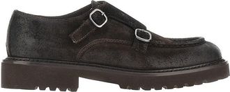 Doucal's Suede leather Double Monk shoes Man 40