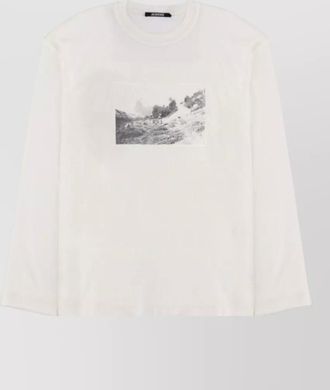 Jacquemus le paysan long sleeve graphic t-shirt