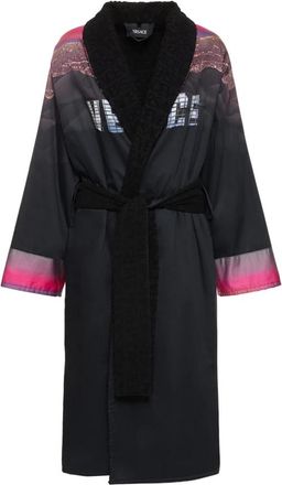 Versace Badjas - Heren - Badjassen - Zwart - XL - Katoen - Nachtkleding