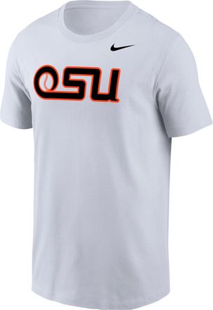 Nike Oregon State Beavers Nike Mens Baseball T-Shirt in White | M11332P576ORST-WHT