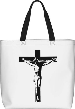Generic Women Handbag Jesus Christ Ladies Shopping Shoulder Bag Reusable Fashion Crossbody Bags, For Wedding, Birthday, Gym, Work, Graduation