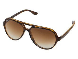 Ray-Ban 0RB4125 Fashion Mens Sunglasses Light Havana/Clear Gradient Brown, Plastic