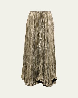 Ulla Johnson Elsa Pleated Maxi Skirt