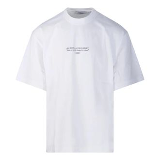 Off-white T-Shirts, male, White, Size: S T-shirt Girocollo