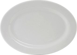 Tuxton Alaska Oval Platter 8-1/4x5-3/4, 36 Pieces