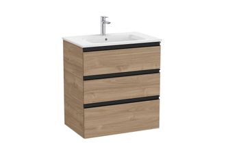 Roca Pack Unik Mueble Base De 3 Cajones + Lavabo Central The Gap - Roca
