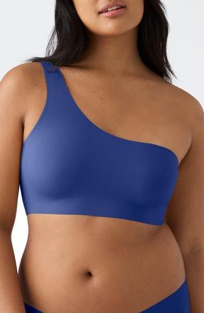 True & Co. True Body One-Shoulder Bra in Mazarine at Nordstrom, Size X-Large