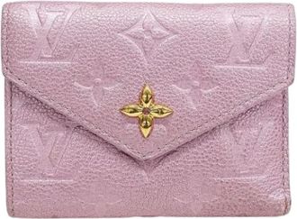 Louis Vuitton Pre-owned Wallets, female, Pink, Size: ONE SIZE Pre-owned Canvas Wallet