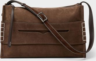 J.W.Anderson Mens Loafer suede bag