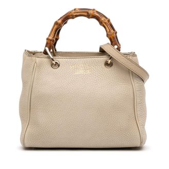 Gucci Pre-owned Gucci Mini Calfskin Bamboo Shopper Satchel Ladies W79WMURYVDKMGKQS