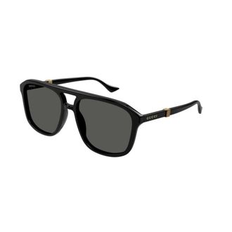 Gucci Gg 1494S Zonnebril - Heren - Zonnebrillen - Zwart - 57 MM - Accessoires