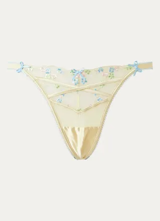 Lounge Solene String - Geel - M