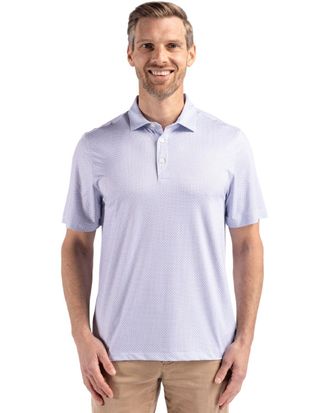 Cutter & Buck Pike Eco Diamond Dot Print Recycled Mens Polo