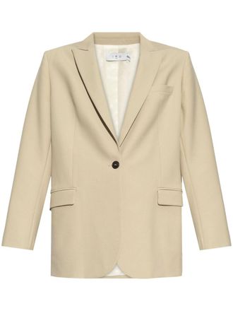 Iro Chalan blazer - women - Polyester/Elastane/Wool - 40 - Neutrals