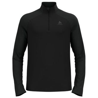 Odlo Midlayer 1/2 Zip Essential Ceramiwarm Funktionsshirt f&uuml;r Herren | schwarz