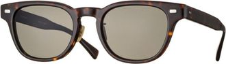 Eyevan 7285 Hank Sun Polarized DT Mens Sunglasses Tortoiseshell Size 51