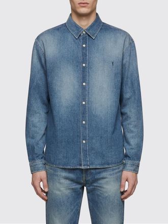 Saint Laurent Camicia casual Saint Laurent in denim di cotone