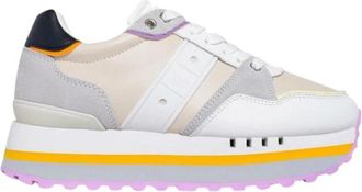 Blauer Casual Sneakers - Dames - Sneakers - Wit - 37 EU - Leer - Schoenen