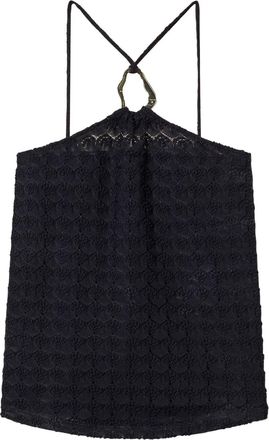 Twin-Set Opengebreide top - Blauw