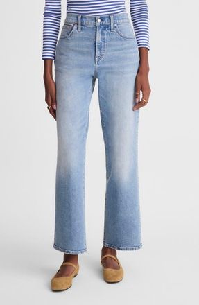 Madewell The Perfect Vintage Crop Wide Leg Jeans in Raebrook Wash at Nordstrom, Size 23