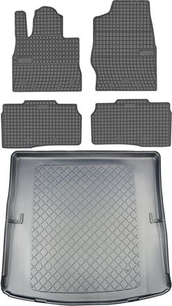 OEM Juego De Alfombrillas De Goma Para Coche Y Alfombrilla Para Maletero Para Ford Explorer Vi Suv A Partir De Enero De 2020