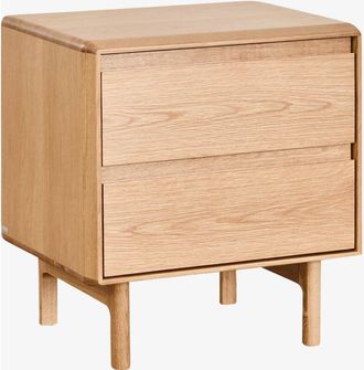 Sklum Mesita De Noche En Madera Treveris Sklum