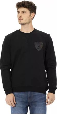 Automobili Lamborghini Crewneck Sweatshirt - Heren - Sweatshirts - Zwart - S - Katoen - Hoodies & sweatvesten