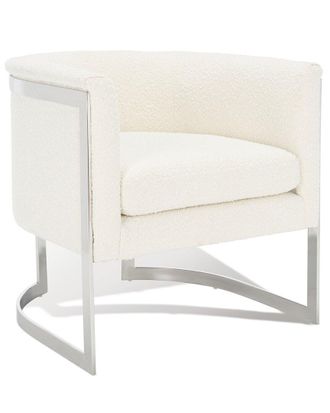 Safavieh Couture Gabby Boucle Barrel Back Accent Chair